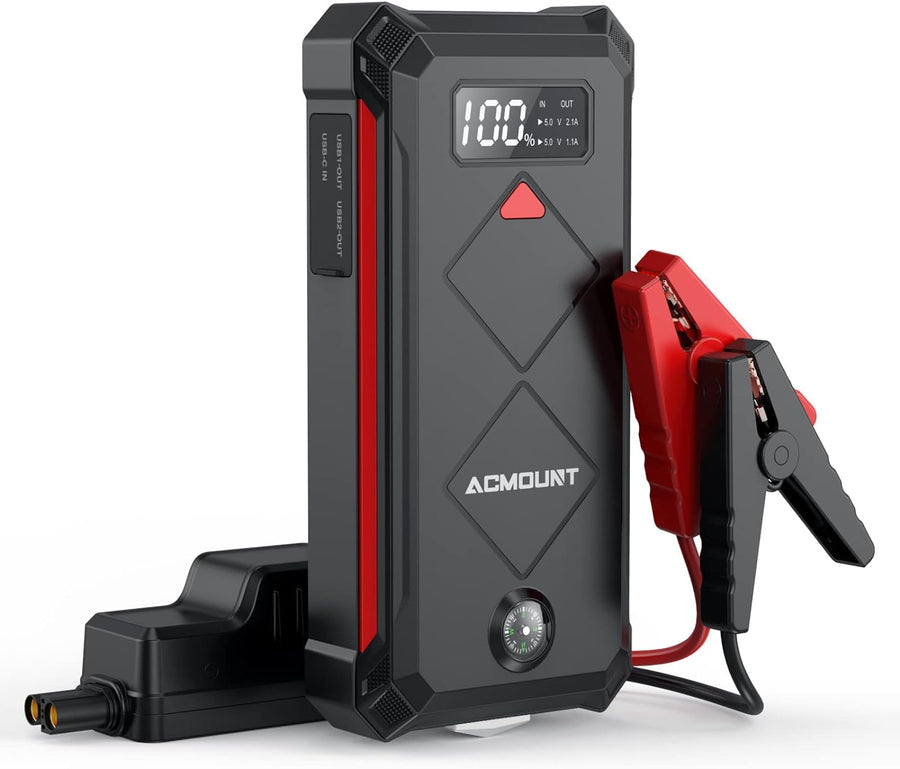 AC mount jump starter red light pattern chart